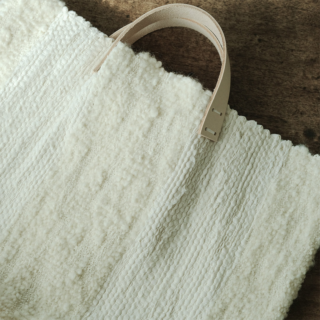 ［tatetoyoco］裂き織りバッグ（ポコ）