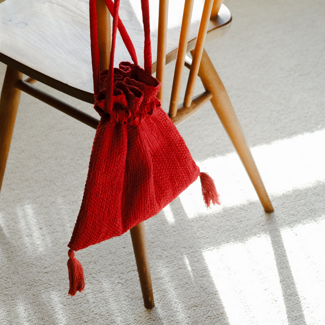 ［teori works × Envelope］tassel kinchaku（2025）