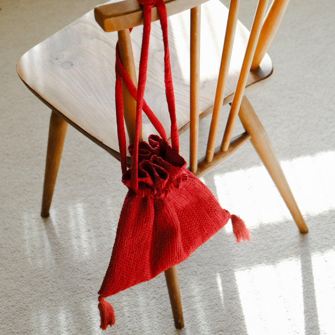 ［teori works × Envelope］tassel kinchaku（2025）