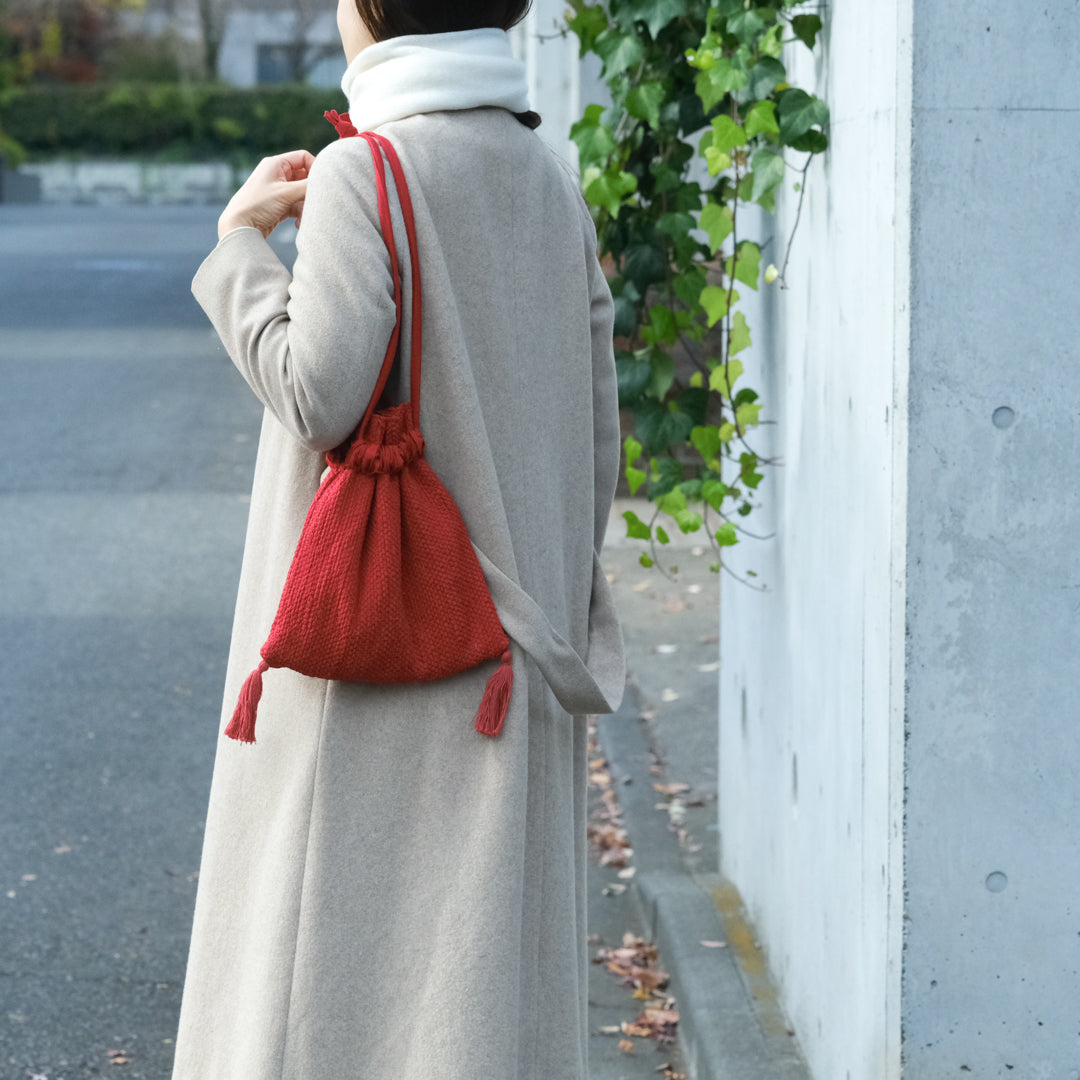 ［teori works × Envelope］tassel kinchaku（2025）