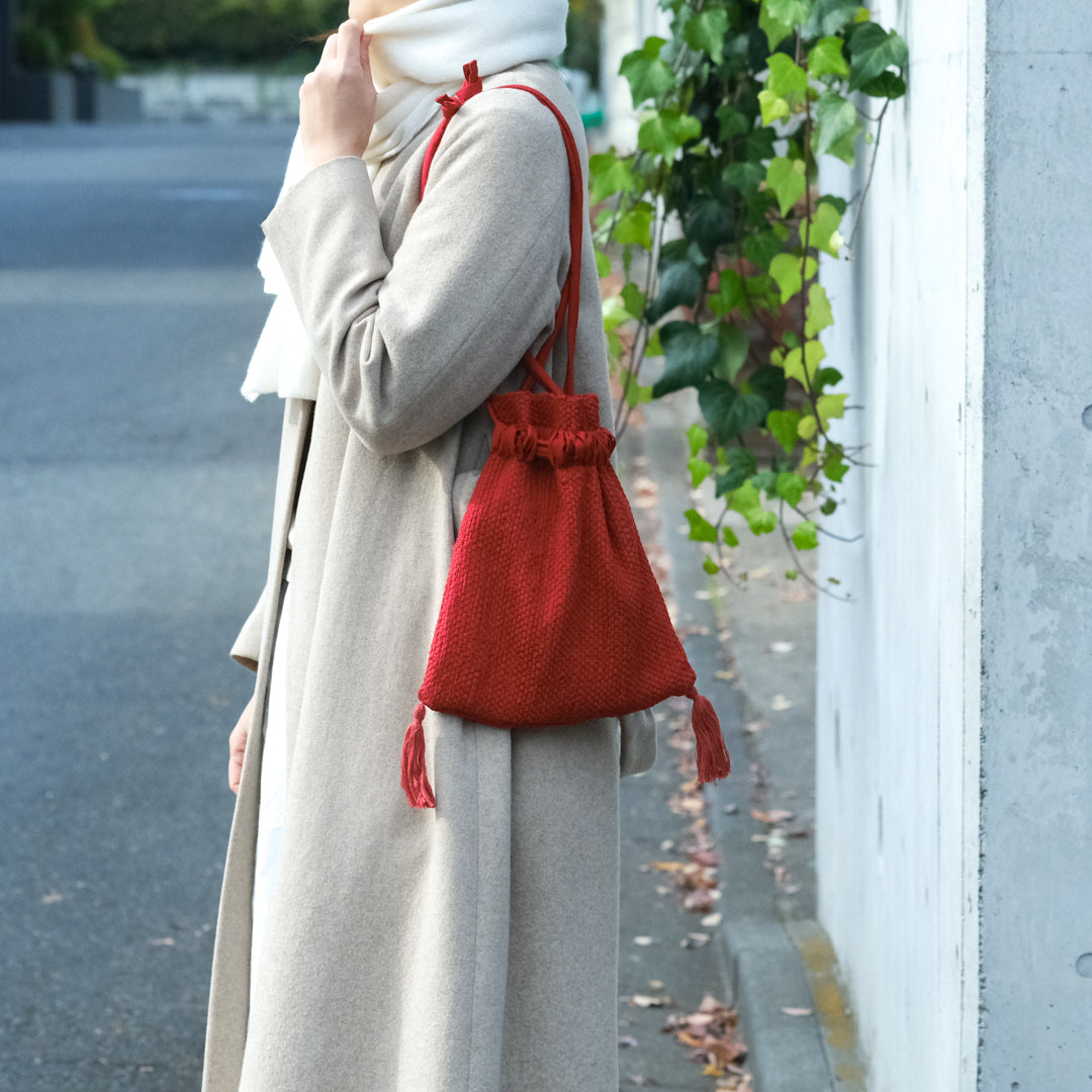 ［teori works × Envelope］tassel kinchaku（2025）