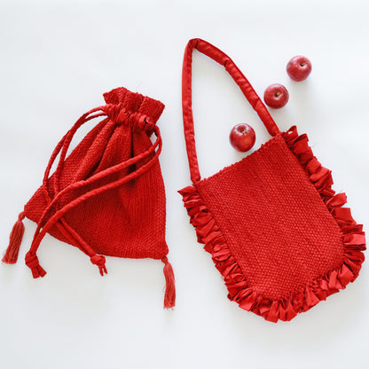 ［teori works × Envelope］tassel kinchaku（2025）