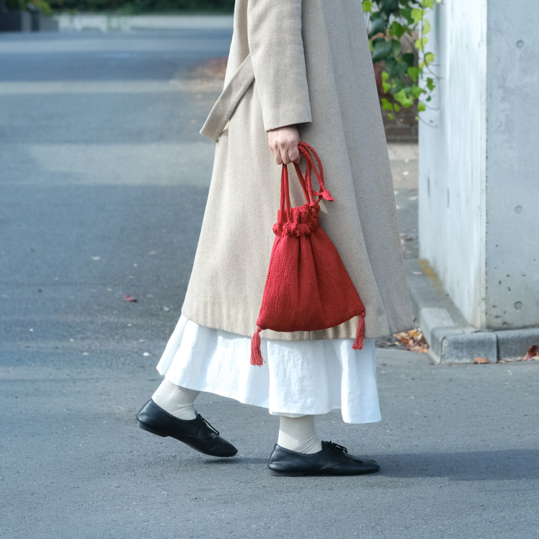 ［teori works × Envelope］tassel kinchaku（2025）