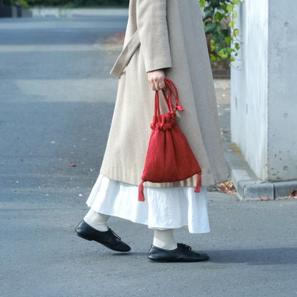 ［teori works × Envelope］tassel kinchaku（2025）