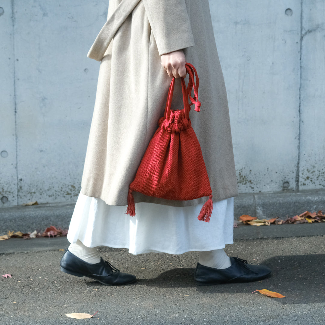 ［teori works × Envelope］tassel kinchaku（2025）