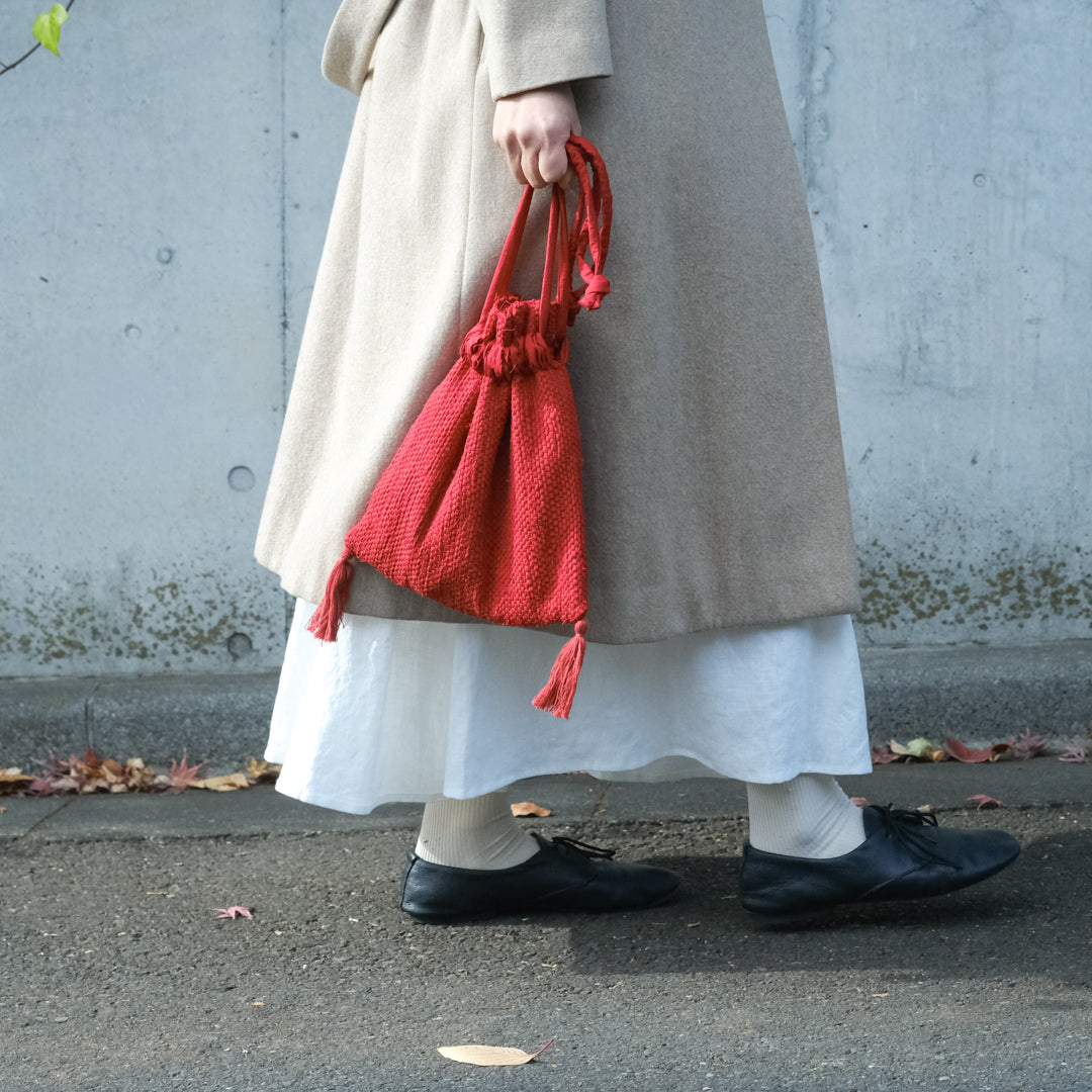 ［teori works × Envelope］tassel kinchaku（2025）