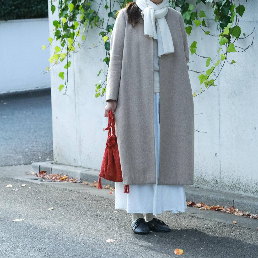 ［teori works × Envelope］tassel kinchaku（2025）