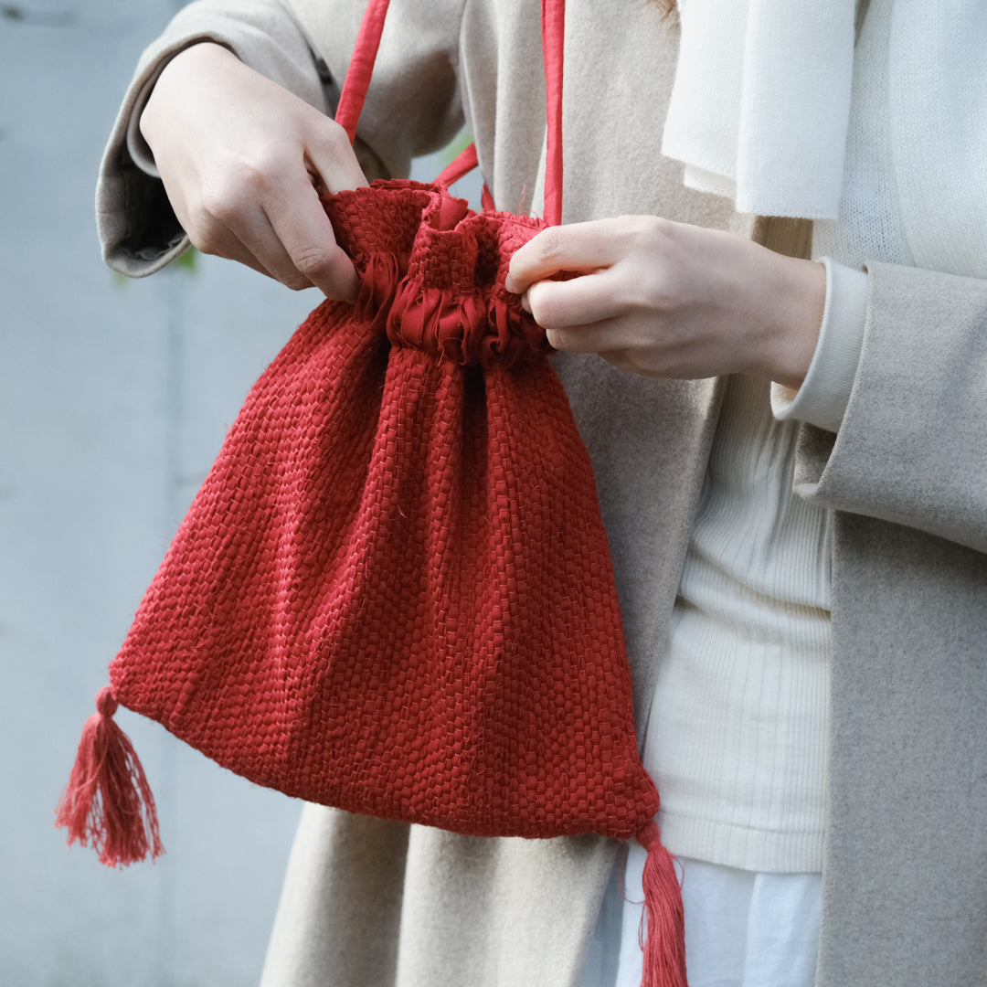 ［teori works × Envelope］tassel kinchaku（2025）