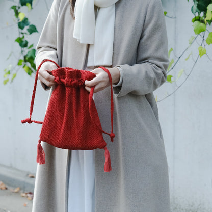 ［teori works × Envelope］tassel kinchaku（2025）