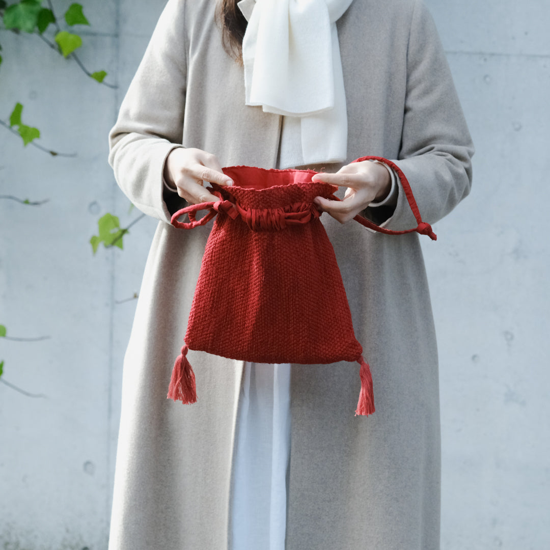 ［teori works × Envelope］tassel kinchaku（2025）