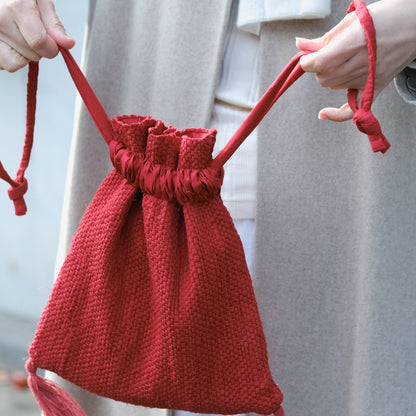 ［teori works × Envelope］tassel kinchaku（2025）