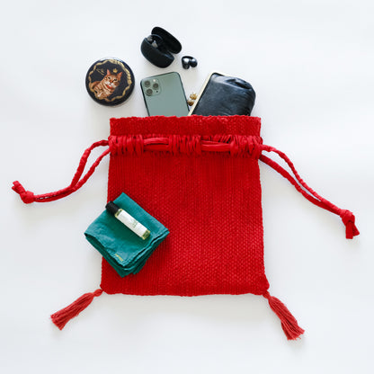 ［teori works × Envelope］tassel kinchaku（2025）