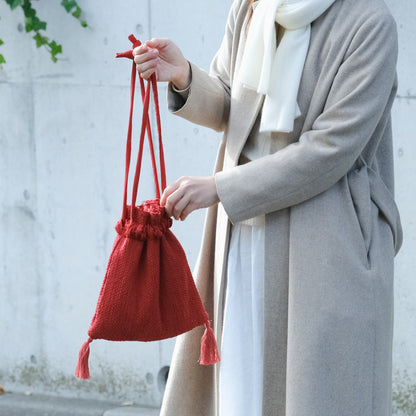 ［teori works × Envelope］tassel kinchaku（2025）