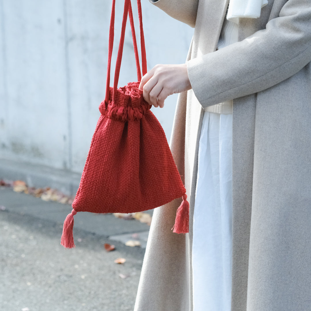 ［teori works × Envelope］tassel kinchaku（2025）