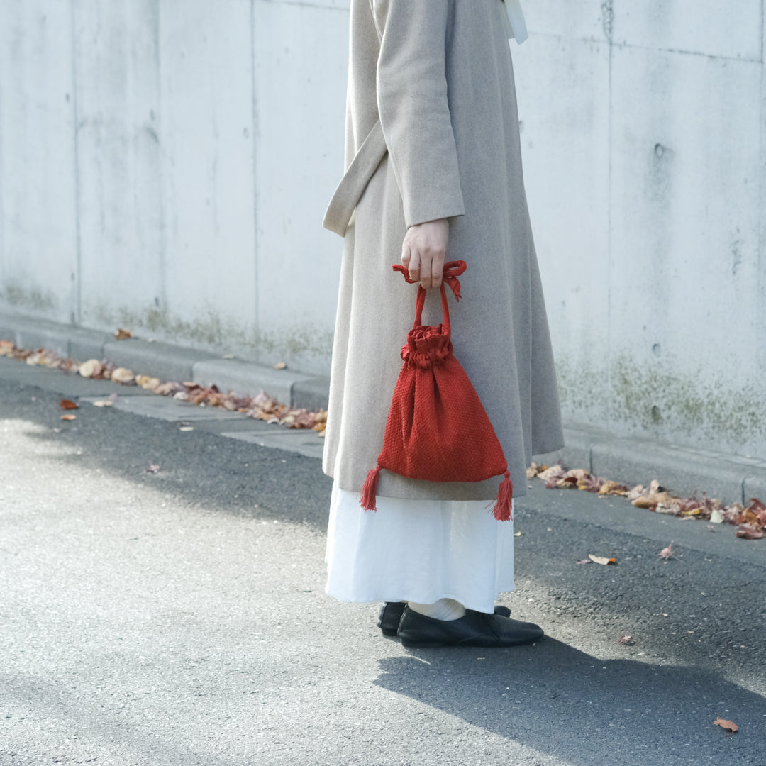 ［teori works × Envelope］tassel kinchaku（2025）