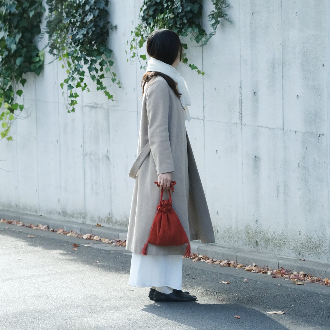 ［teori works × Envelope］tassel kinchaku（2025）