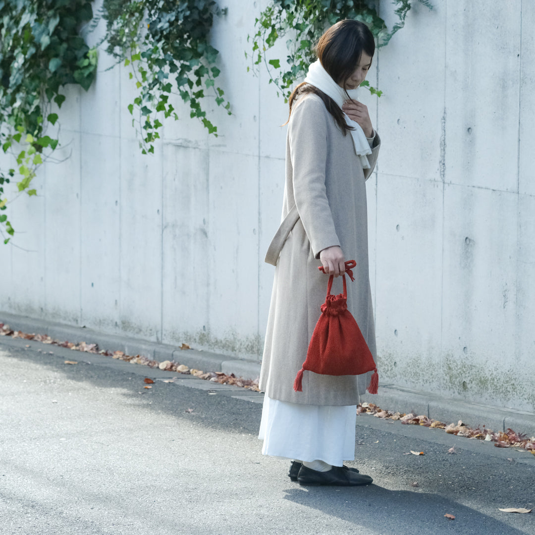 ［teori works × Envelope］tassel kinchaku（2025）