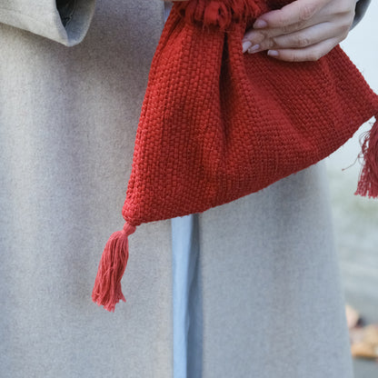 ［teori works × Envelope］tassel kinchaku（2025）