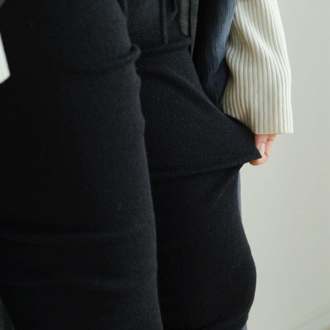 ［FREEMAN--B］アコーディオンリブロングレギンス