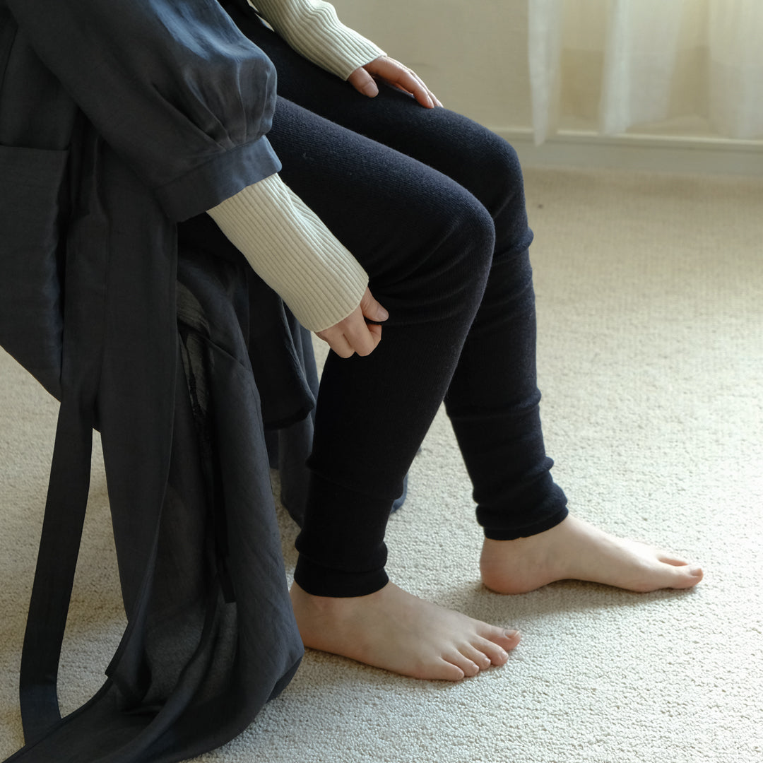 ［FREEMAN--B］アコーディオンリブロングレギンス