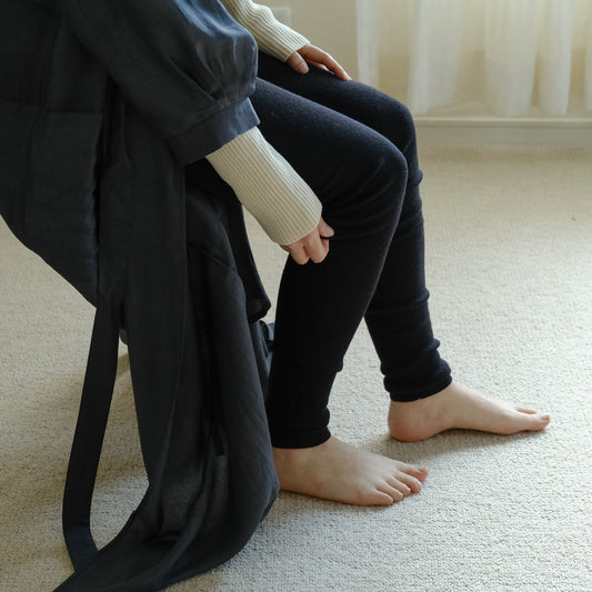 ［FREEMAN--B］アコーディオンリブロングレギンス