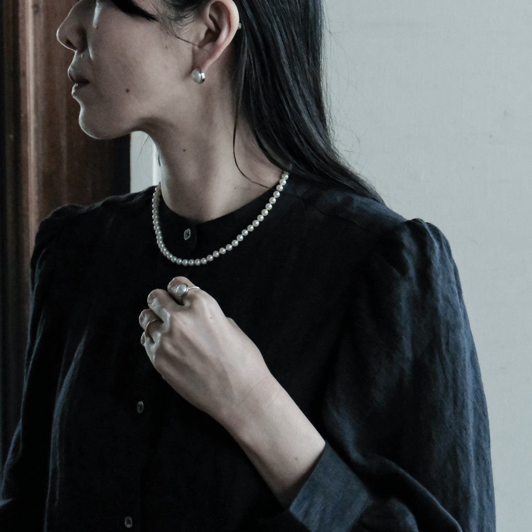 SALUÉ／パフスリーブシャツ／ライトウェイトリネンformal