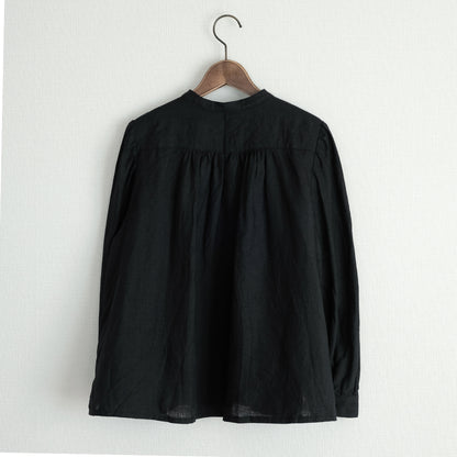 SALUÉ／パフスリーブシャツ／ライトウェイトリネンformal