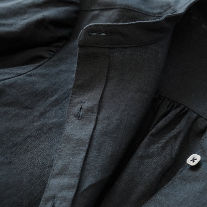 SALUÉ／パフスリーブシャツ／ライトウェイトリネンformal