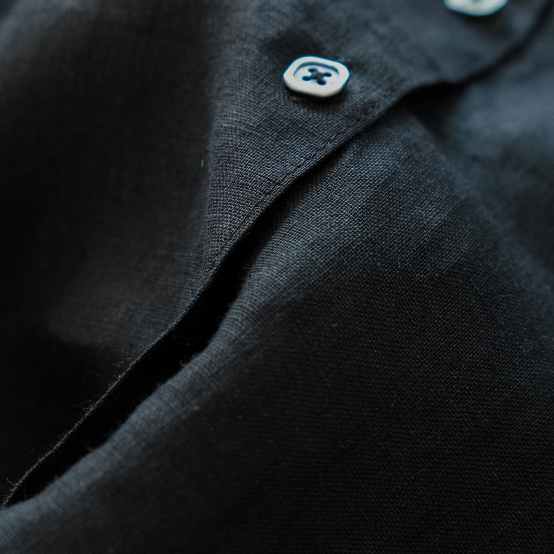 SALUÉ／パフスリーブシャツ／ライトウェイトリネンformal