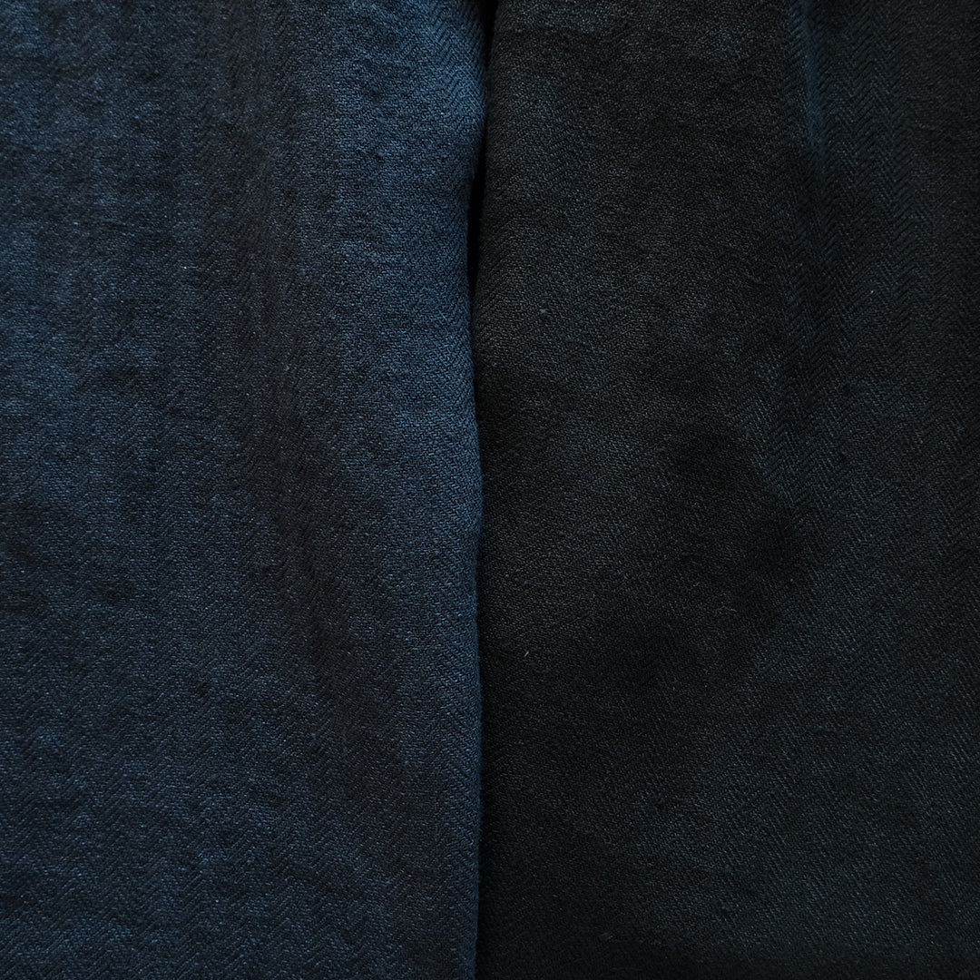 ［SALUÉ］ノーカラージャケット／ヘリンボーンリネンformal