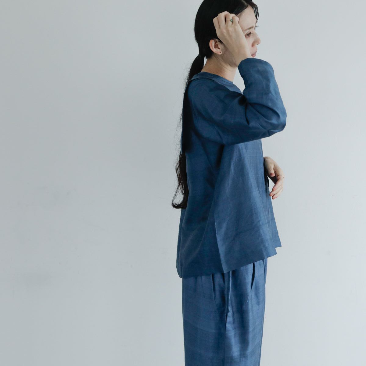 BUNON／Back Button Sailor Blouse（BN4034）