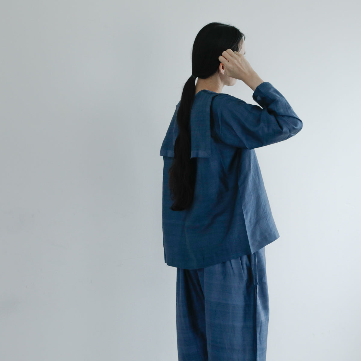 BUNON／Back Button Sailor Blouse（BN4034）
