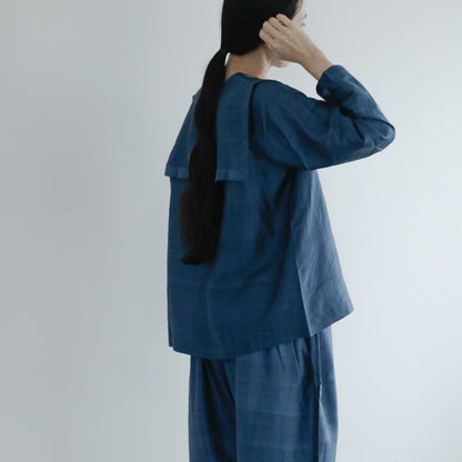 BUNON／Back Button Sailor Blouse（BN4034）