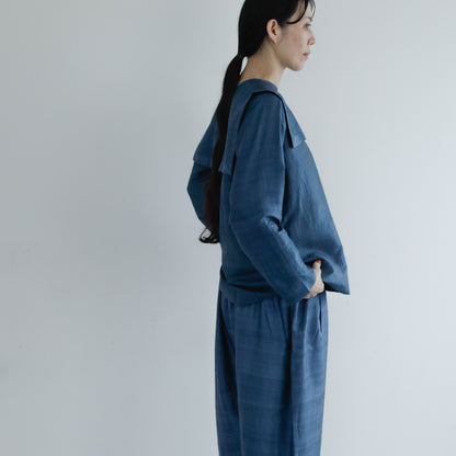 BUNON／Back Button Sailor Blouse（BN4034）
