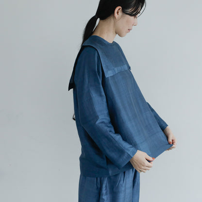 BUNON／Back Button Sailor Blouse（BN4034）