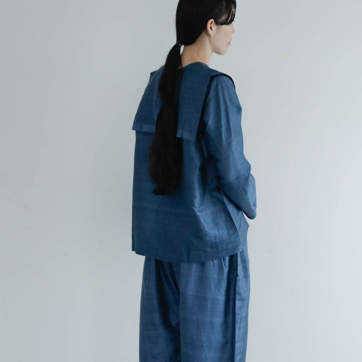 BUNON／Back Button Sailor Blouse（BN4034）