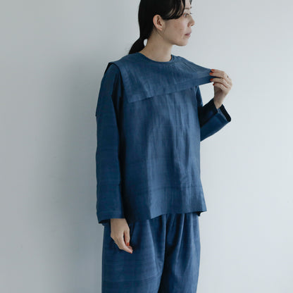 BUNON／Back Button Sailor Blouse（BN4034）