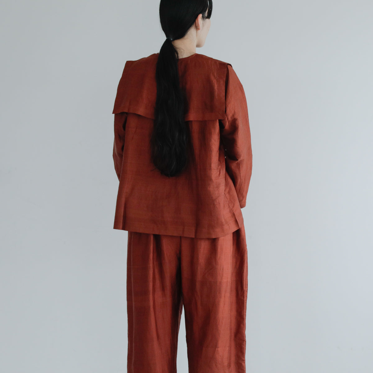 BUNON／Back Button Sailor Blouse（BN4034）