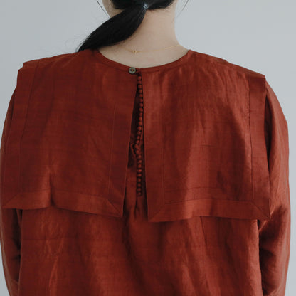 BUNON／Back Button Sailor Blouse（BN4034）