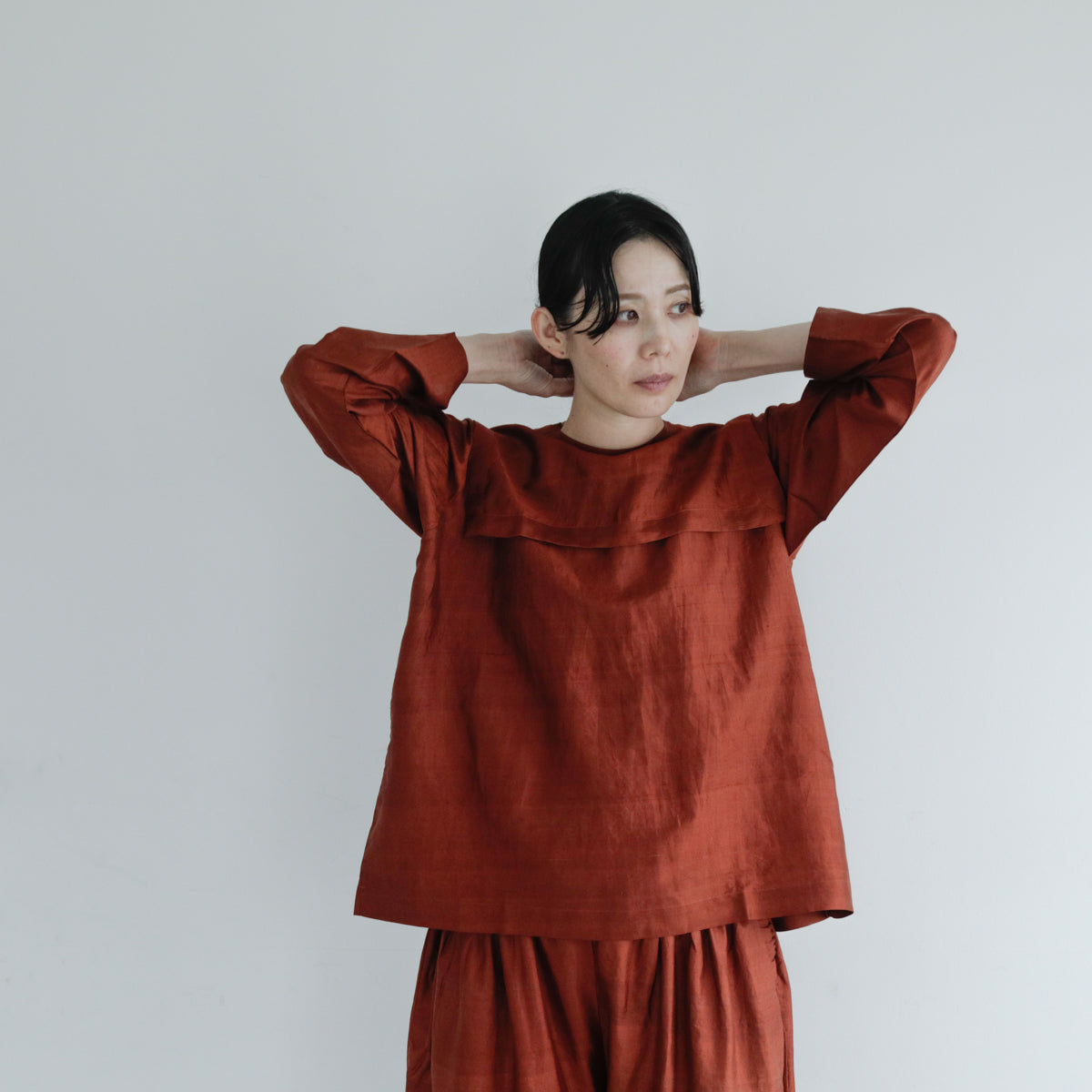 BUNON／Back Button Sailor Blouse（BN4034）
