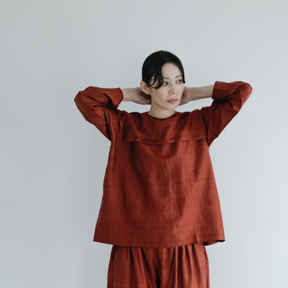 BUNON／Back Button Sailor Blouse（BN4034）