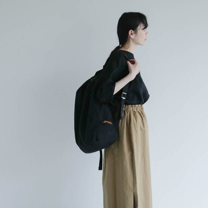 SALUÉ／【予約商品】ボートネックシャツ／リネン
