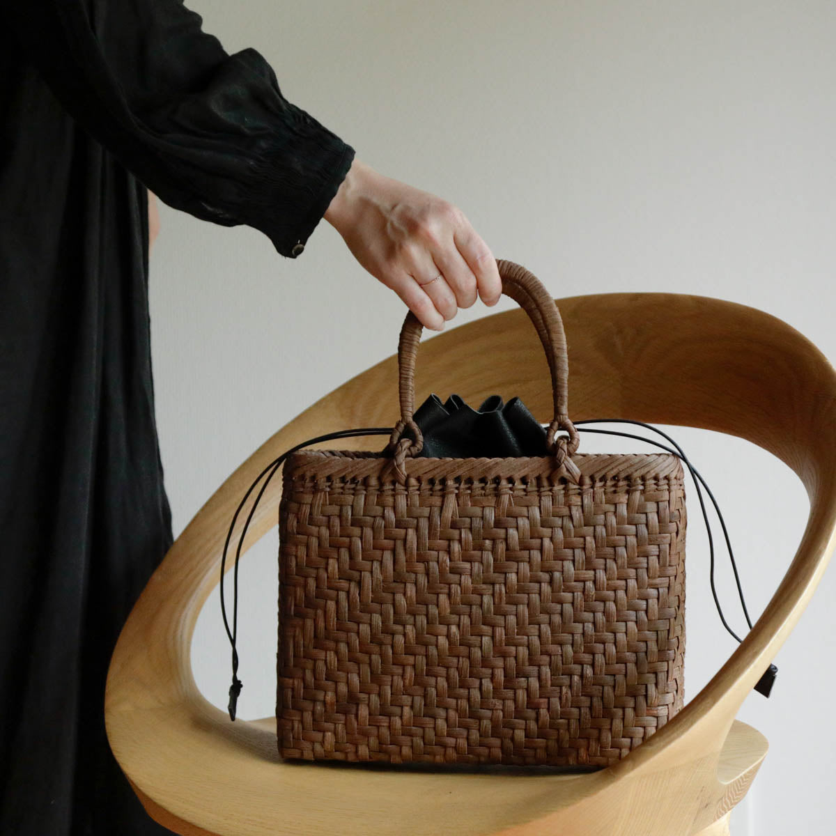 sonor／【受注商品】ドローストリングバッグ（ピッグスキン）
