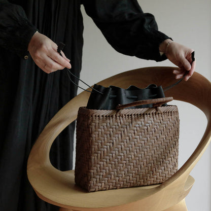 sonor／【受注商品】ドローストリングバッグ（ピッグスキン）