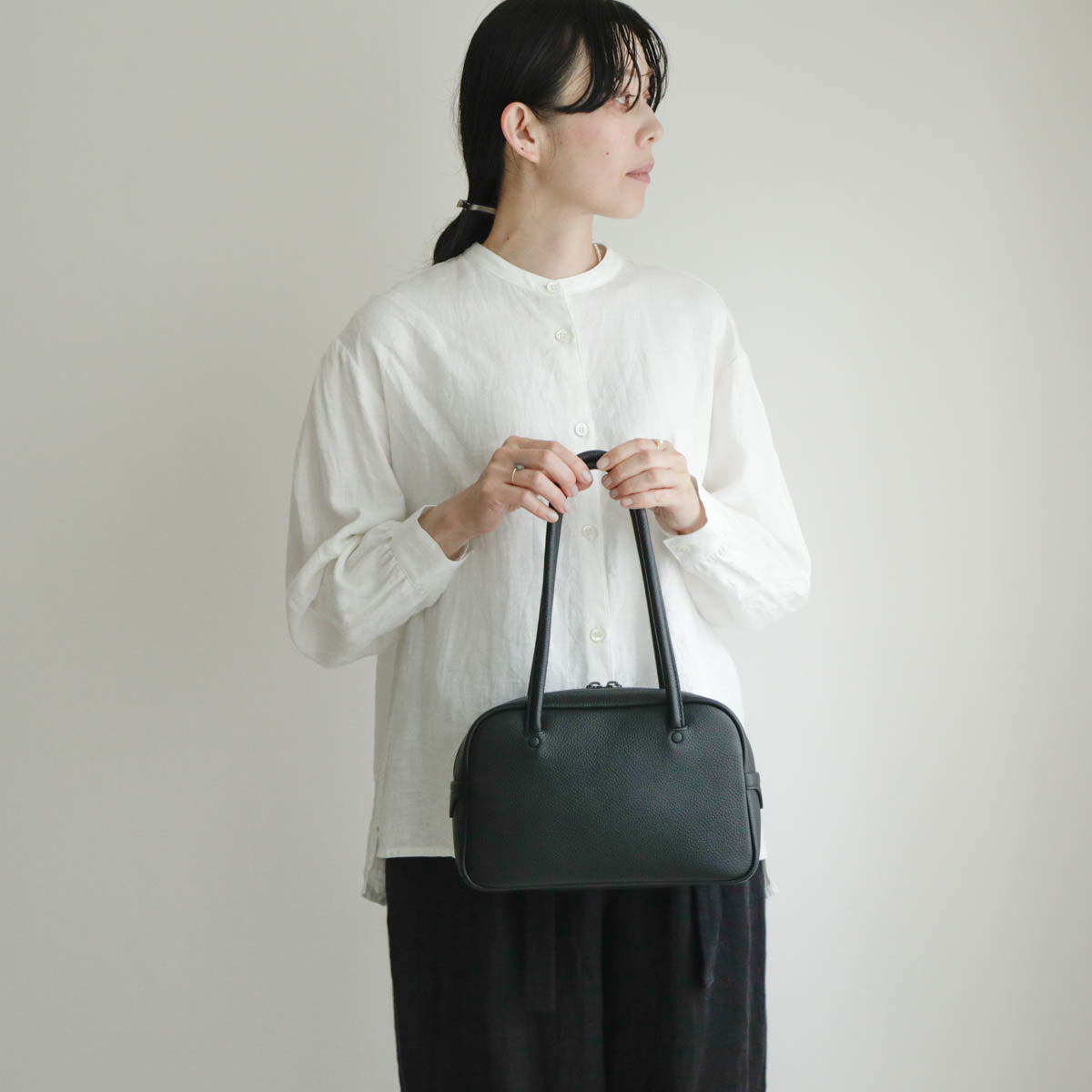 STUDIO LA CAUSE／【受注商品】ロングショルダーボストン （SW）BG 133 SW EM