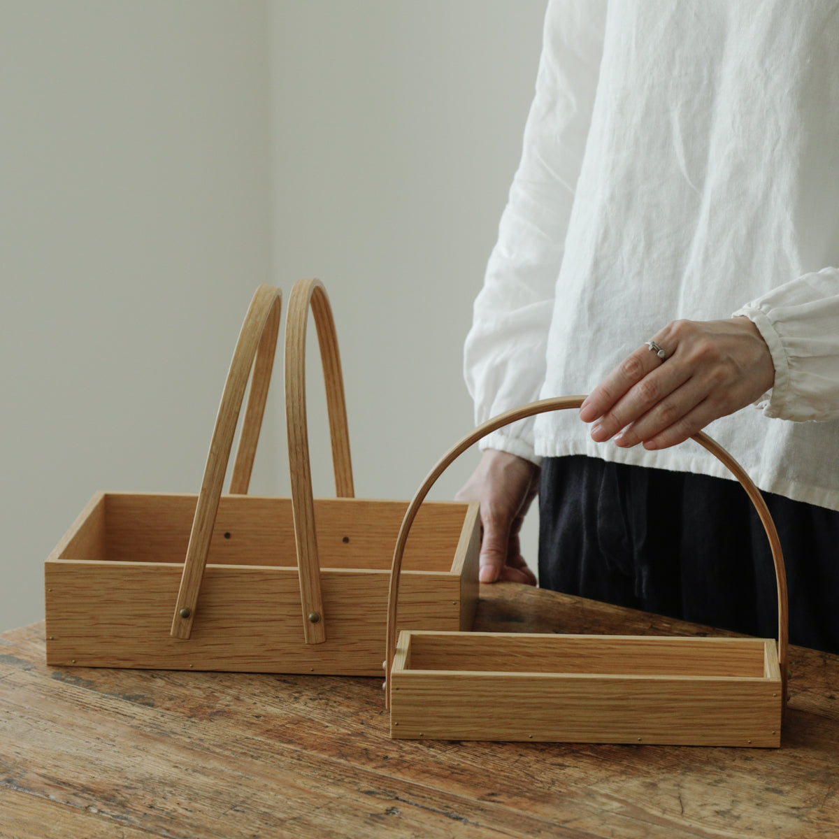 岡野達也／two-handle carry box