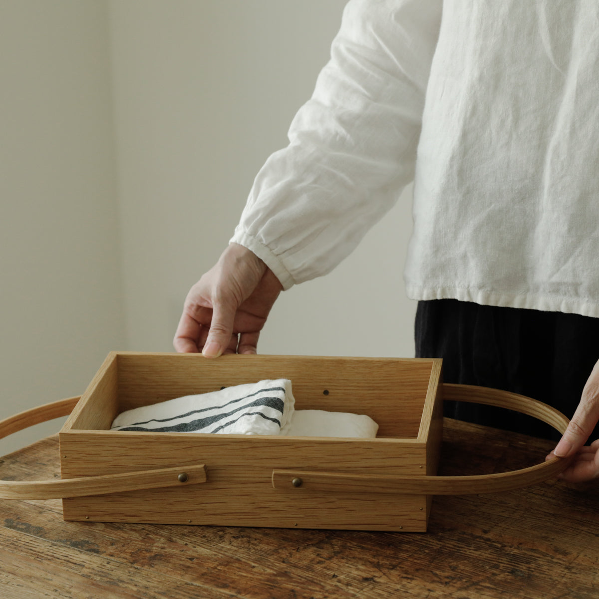 岡野達也／two-handle carry box