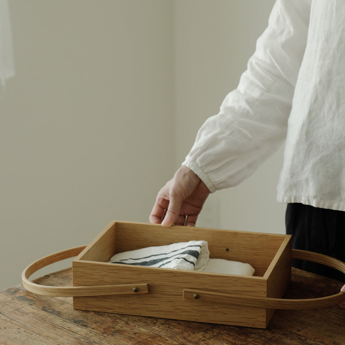 岡野達也／two-handle carry box