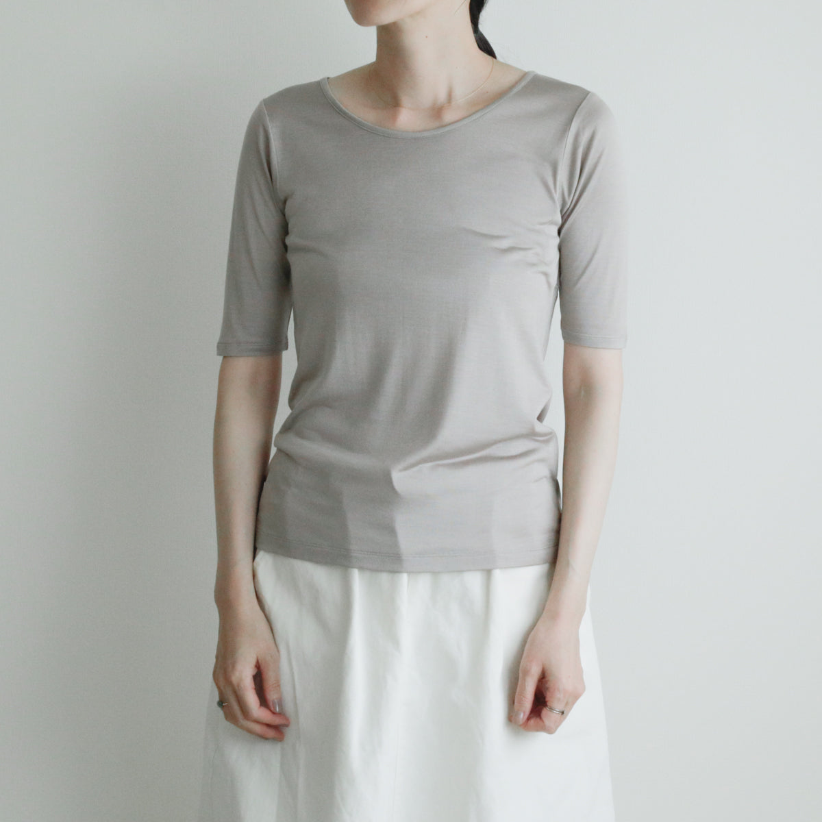 COCOONA SKINWEAR／5分袖ケアインナー