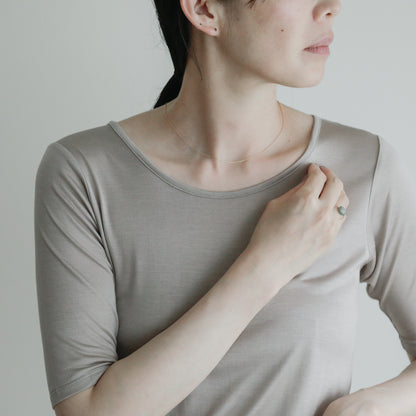 COCOONA SKINWEAR／5分袖ケアインナー